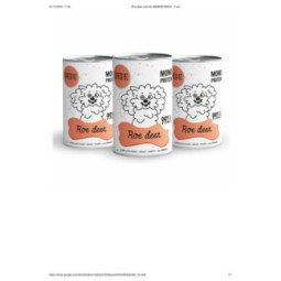 Karma mokra dla psa PEPE roe deer 99% sarna 400 g